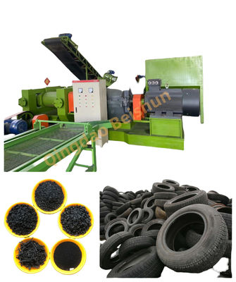 Automatische Altreifen-Recyclingmaschine SGS-Gummirecyclingmaschine