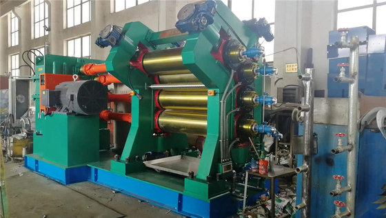 kaufen Fortschrittliche Technologie Gummikalandermaschine Drei Vierwalzenkalander 1500 mm Arbeitslänge online manufacture