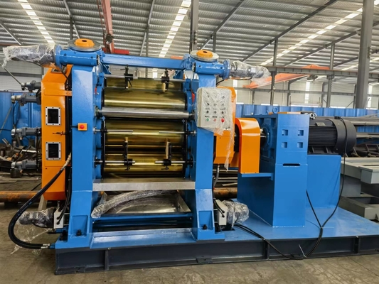 kaufen PLC-Steuerung 4 Rollen Gummicord Stoff Kalendermaschine online manufacture