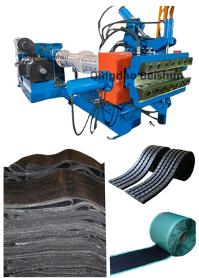 kaufen XJD-150×16D Pin Barrel Cold Feed Extruder zum Extrudieren von Reifenschleife und Gummi in Produktionsanlagen mit Tiefschrauben online manufacture