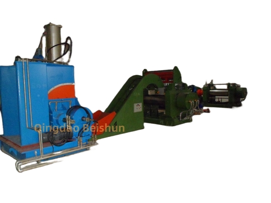 kaufen CE-zertifizierter 75-Liter-Gummikneader, angetrieben durch doppelten Rippenrotor und 110-kw-Motor online manufacture