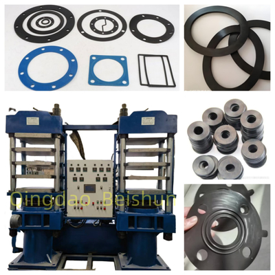 kaufen Doppelstationen Gummi-Siegelring-Vulkanizer mit automatischer PLC-Steuerung, automatischer Formöffnung und elektrischer/Öl-/Dampfheizung online manufacture