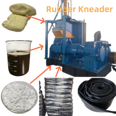 kaufen 110L Pneumatischer Gummi-Kneader Mischer kann Gummi mit 80 Shore A Härte und 140° Neigungswinkel mischen online manufacture