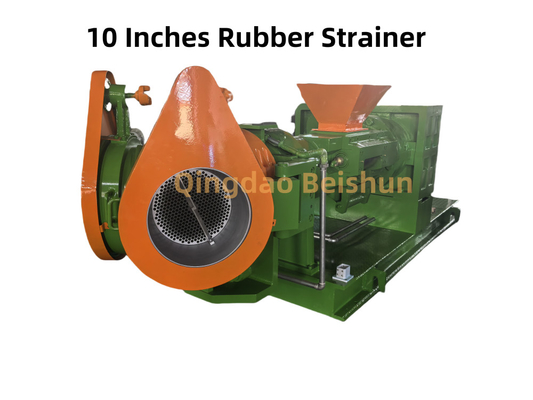 kaufen 10 Zoll Twin Head Gummi-Sieber Extruder Kapazität 1600 kg/Stunde online manufacture