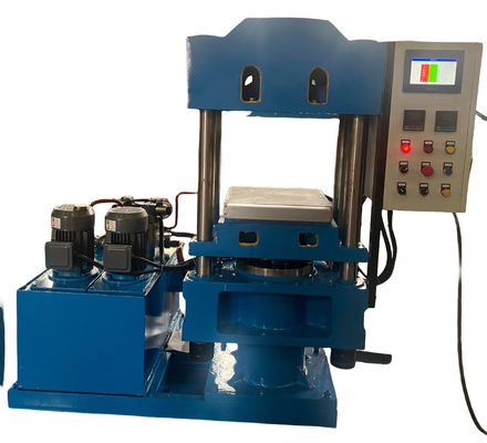 kaufen 250mm Plunger Diameter Rubber Vulcanizing Press Machine with Manual Operation and 57.6kw×2 Heating Power online manufacture
