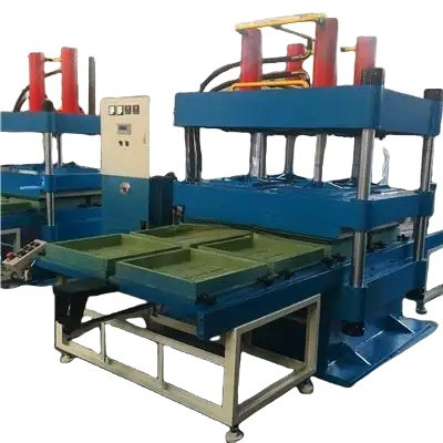 kaufen 100T Hydraulikdruck 1000x1000 Flachplattenvulkanierungsmaschine - Gummi-Granulat-Bodenfliesen-Fertigungsmaschine online manufacture