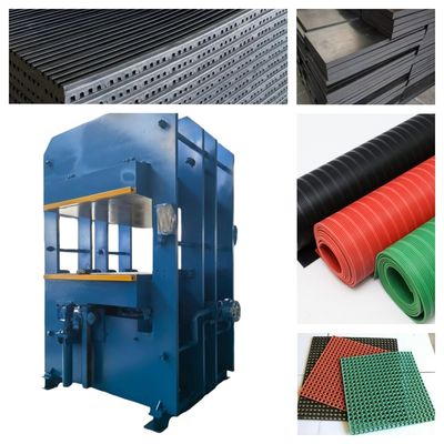 kaufen Semi-automatic Rubber Frame Vulcanizing Machine with 500-ton Clamping Force for Rubber Anti-slip Mats and Shock-absorbing Mat Manufacturing online manufacture