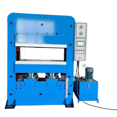 Guter Preis 1000×1000mm Arbeitstisch-Rahmenstruktur Flachvulkanisierpresse mit 400-Tonnen-Hydrauliksystem Online