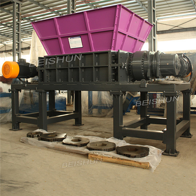 Vollautomatische Altreifen-Recycling-Maschine PLC Altgummireifen-Shredder-Maschine