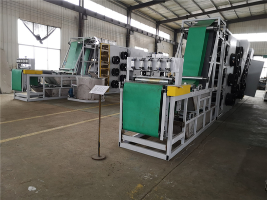 Auto Control Batch Off Rubber Cooling Machine mit Schneiden und Wig Wag Stacking