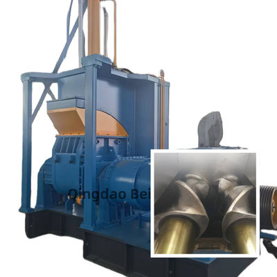 Guter Preis 55L Mischkapazität Hydraulische Gummi-Kneader-Maschine mit PLC-Steuerung für eine effiziente Gummiverarbeitung Online