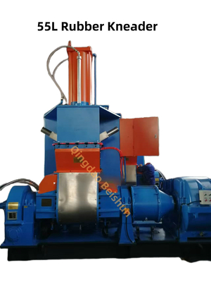 55L Mischkammer Gummi Kneading Maschine Gummi Mixer verwendet PLC, um automatisch zu steuern Mischzeit