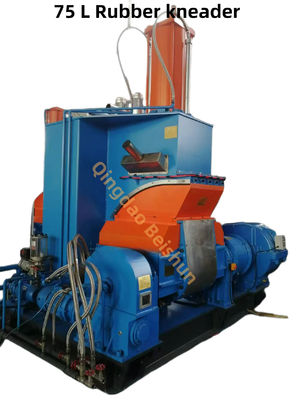 Guter Preis 75-Liter-Gummikneader unter Druck Hydraulikum-Flipped L Mischkammer Wasserkühlung Online
