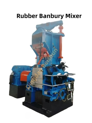 40rpm Mischgeschwindigkeit 50L Fallend-Typ geschlossener Gummi-Banbury-Mixer mit PLC-Steuerung