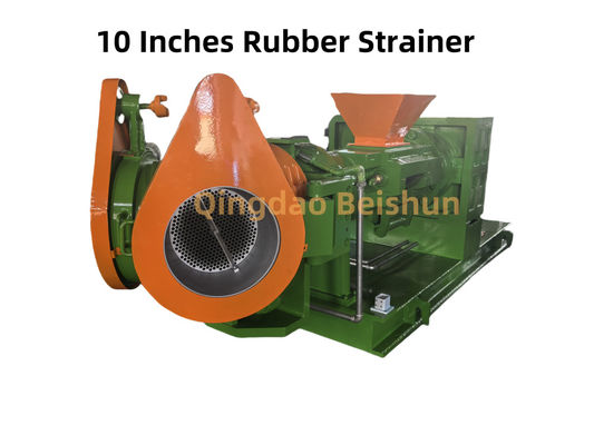 Guter Preis 10 Zoll Twin Head Rubber Strainer Extruder mit einer Kapazität von 1600 kg/Stunde für die Verarbeitung von gefiltertem Gummi Online