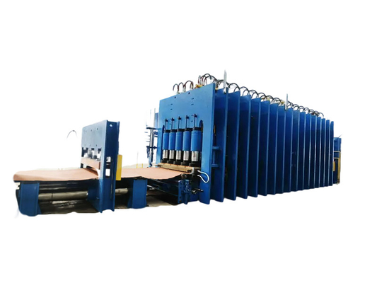 Vollautomatische PLC-gesteuerte Rubberplattenvulkanierungsmaschine für Stahlseile