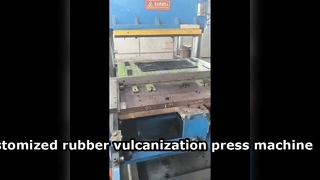 100-Tonnen-Formformungskraft-Vulkanisiermaschine für Gummiprodukte, 600×600-mm-Arbeitstisch